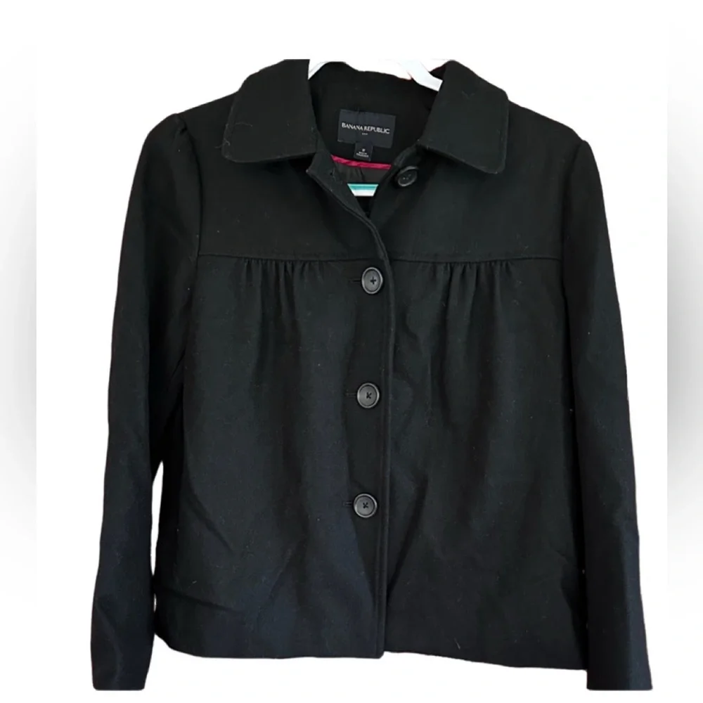 Banana Republic Women's Wool blend Black Blazer